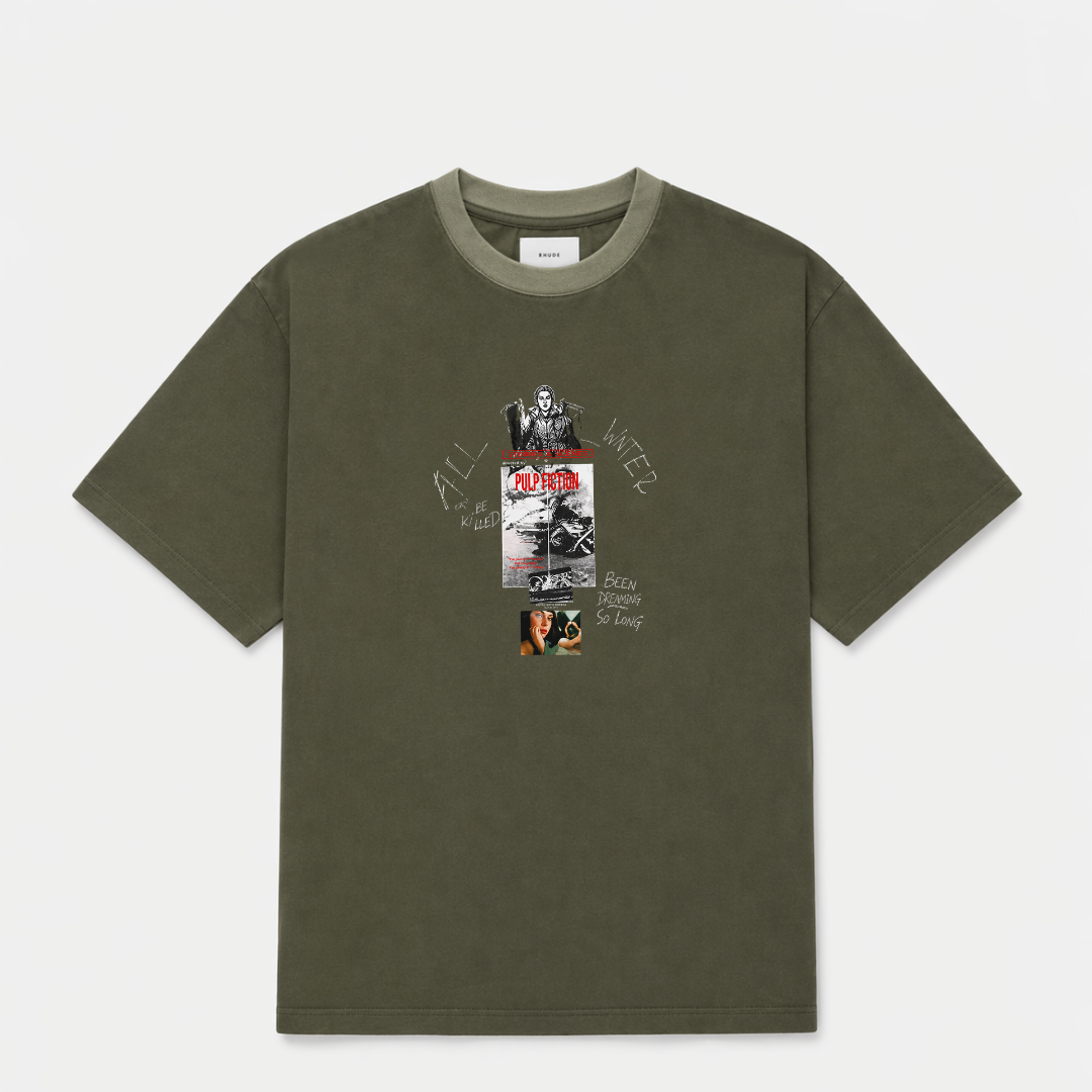 Vintage Olive Oversized T-Shirt